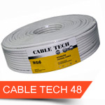 Кабель коаксиальный RG-6 Cable Tech 48